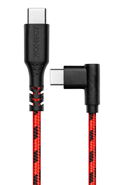 XONECT TypeC to TypeC iPhone ve Samsung için Hızlı Şarj ve Data Kablosu 40cm ...