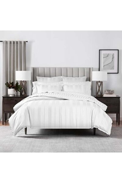 Alhabib bedding Summer Double White Bedspread Hotel Cotton 500 Thread Count B...