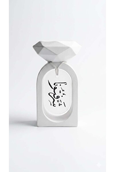 Tohfah Modern Gypsum Incense Burner with Geometric Design – with the elegant ...