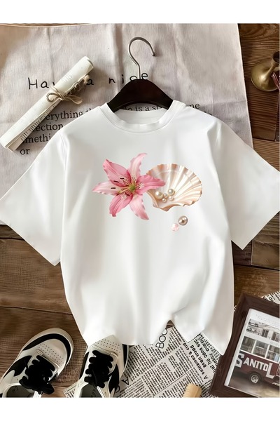 puolikuu Unisex majica udobnog kroja sa štampanim dizajnom