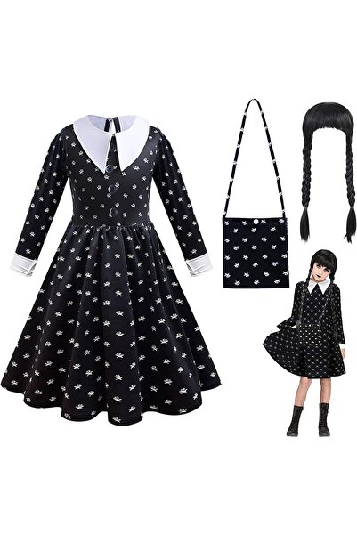 Home Smart Dress Costume for Girls black Color Custome with Accessories Ideal...