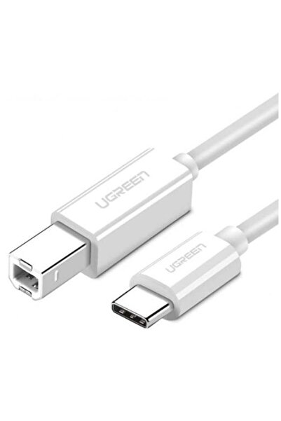 Ugreen Cablu imprimantă US241, USB-C la USB-B, 1,5m, Alb