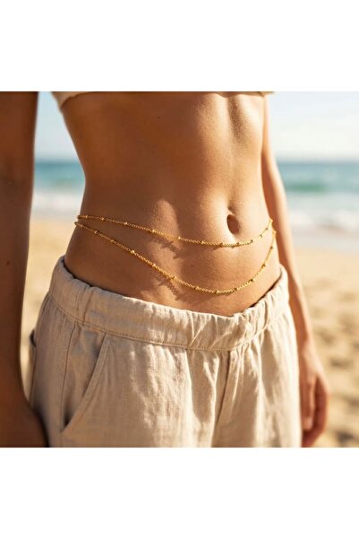 derokas 316 L Steel Waist Chain Elegant Stylish Trendy