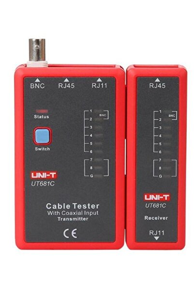 Uni -T UT681C Cable Tester RJ45 RJ11 BNC with LED Status Display