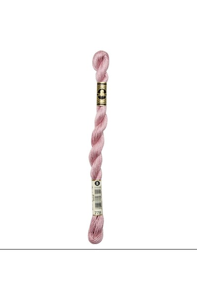 MayHome DMC Κλωστή Κεντήματος Cotton Perle 115 No5 Βαμβακερή 778 Στριφτή Ροζ ...