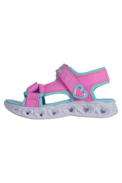 SKECHERS Sandale pentru copii HEART LIGHTS SANDALS-SUGAR SP - 303114LPKTQ