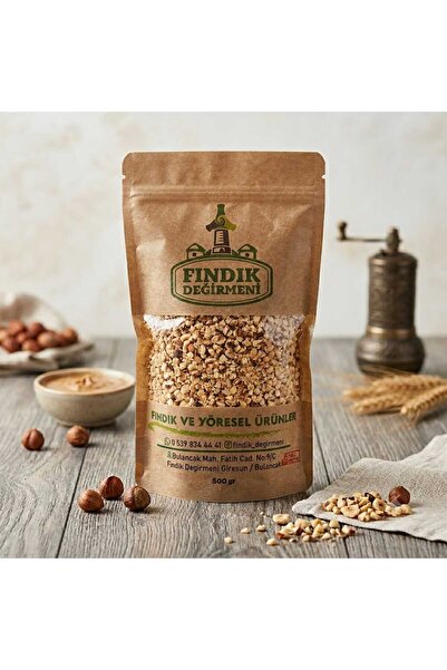 FINDIK DEĞİRMENİ KAVRULMUŞ KIYILMIŞ FINDIK 500 GR DOYPACK 2025 MAHSÜLÜ