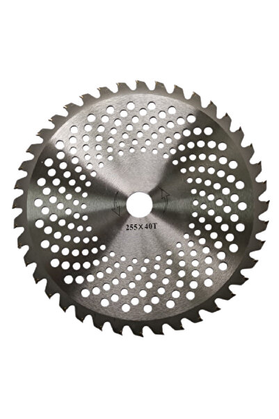 GIDA-CRIS Set 5 discuri metalice perforate pentru motocoasa 255x25.4 mm 40T -...