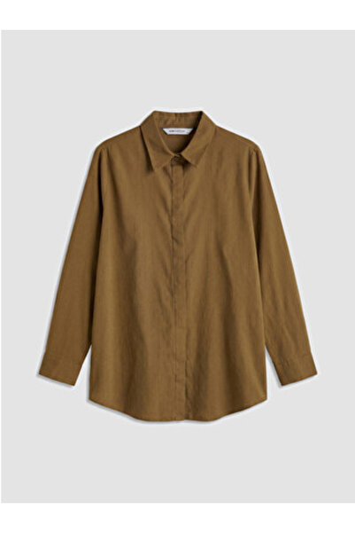 LC Waikiki New Season Khaki Women's Shirt Tunic
