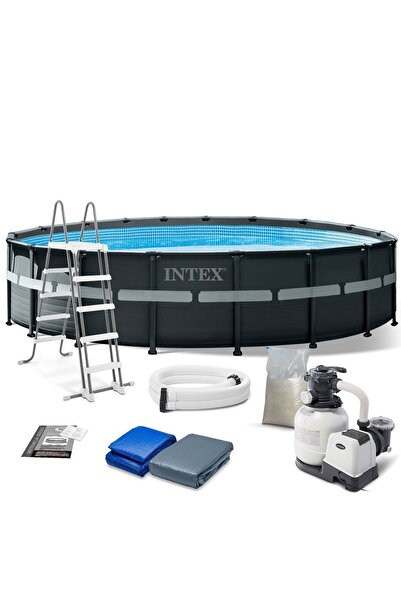 Intex Piscină de grădină cu cadru 549 x 132 cm 12 in 1 26330