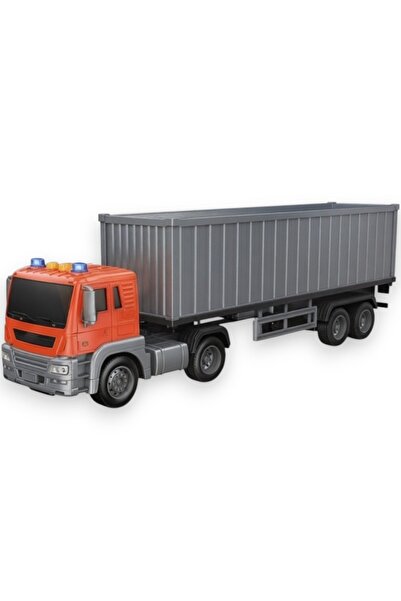 Avaleea Camion Container Cu Frictiune, Scara 1:16, Cu Lumini Si Sunete, Jucar...