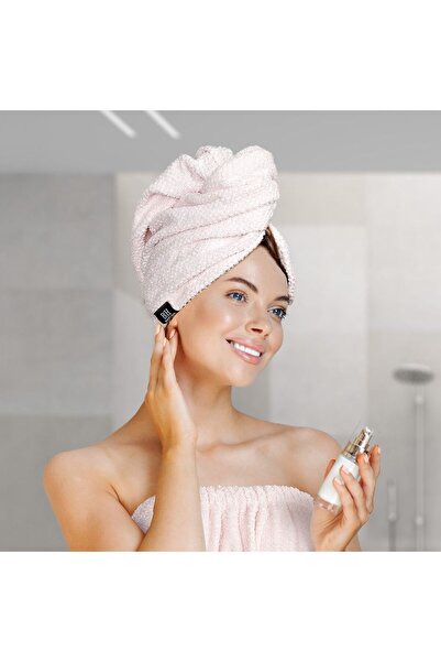 Beauty Home Πετσέτα μαλλιών Turban Art 3410 Ροζ