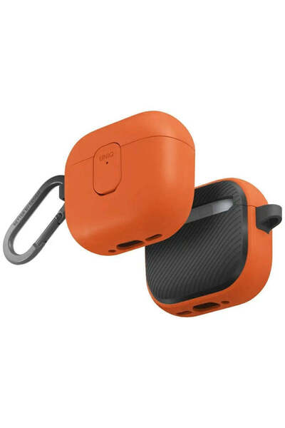 uniq Husă Clyde Lock pentru AirPods 4 - portocaliu