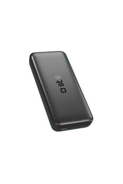 SBS Infinity Baterie externă portabilă 20000mAh 10W LiFePo₄ USB-A USB-C - negru