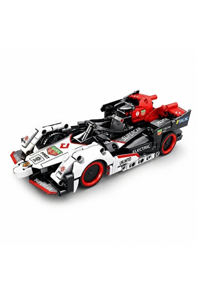 Avaleea Set Cuburi Masina Supercar De Curse DIY Pentru Copii, Joc De Construc...