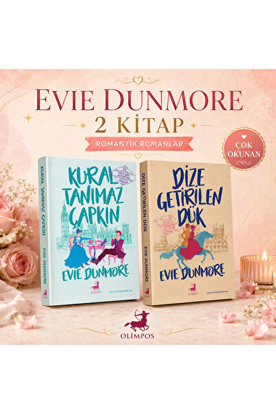 Olimpos Yayınları Evie Dunmore 2 Kitap Seti - Romantik Dönem Romanları ( Kura...