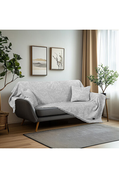 Beauty Home Ριχτάρι Τριθέσιο Amos Art 8715 170x290 Γκρι