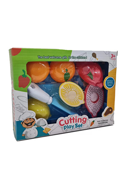 OEM Set de joaca pentru taiat fructe si legume, portocala, lamie si rodie,8 p...