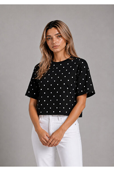Livaa Μπλουζάκι Crop midi Βαμβακερό Άνετη Εφαρμογή