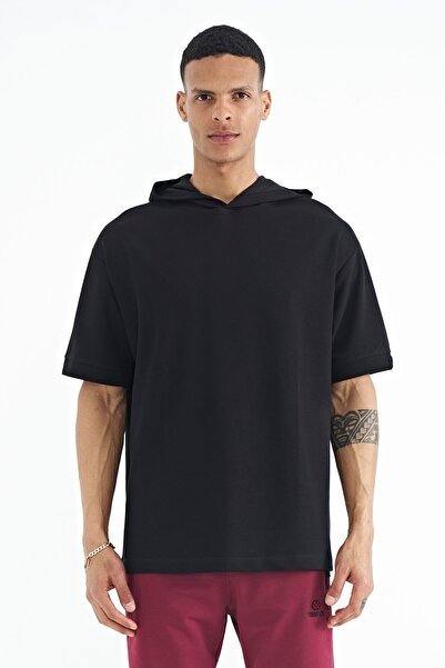 Hiccup Tricou TOMMY supradimensionat cu glugă și detalii accesorii