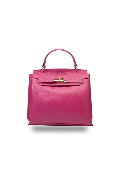 TORO NERO Geantă de damă din piele fuchsia Raluca