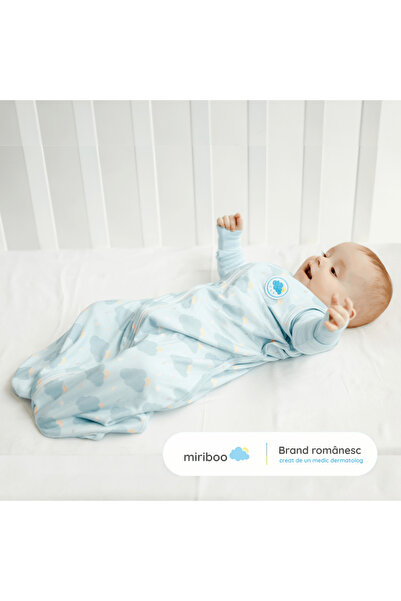 Miriboo Sac de Dormit pentru Bebelusi si Copii, INDICATOR TEMPERATURA, 6-12 l...