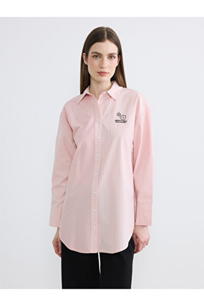 LC Waikiki Striped Oversize Women's Shirt Tunic