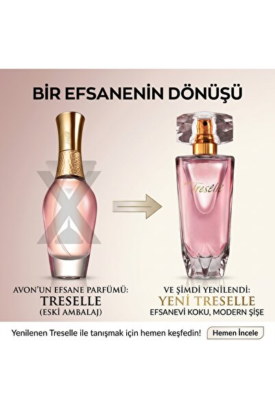 AVON TRESELLE EDP 50 ML EFSANE YENİ ŞİŞESİNDE