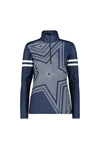 CMP Fleece pentru femei 31L0826-Albastru marin/Alb-L
