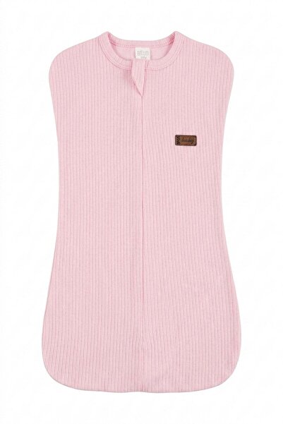 dinamik çocuk 0-3 Months Newborn Baby Swaddle Sleeping Bag Ribbed Cotton Zipp...