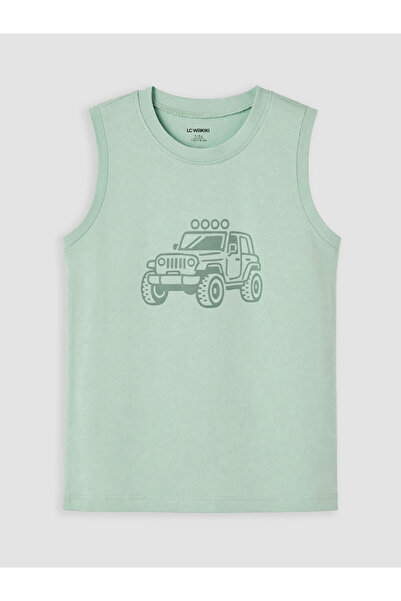 LC Waikiki Timeless Clothing & Timeless Choices Car Printed Boys' Tank Top