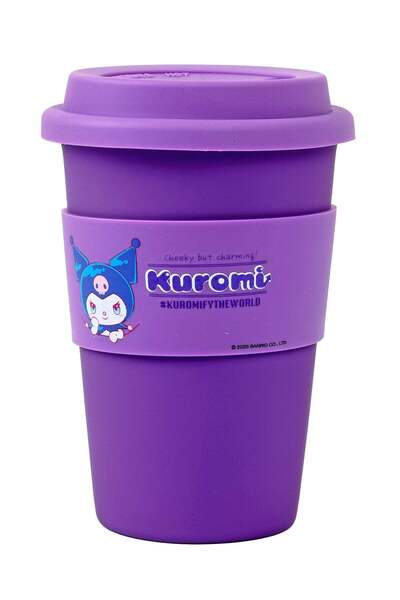SANRIO Kuromi 400ml Ceramic Coffee Cup With Holder