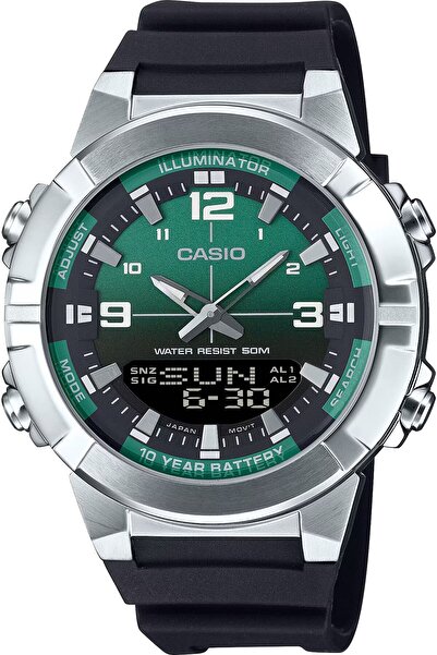 Casio Ceas bărbătesc Standard AMW-870A-3AVDF cu autonomie a bateriei de 10 ani