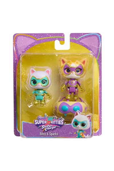 Disney Junior Set de joaca cu 2 figurine si accesorii, Superkitties
