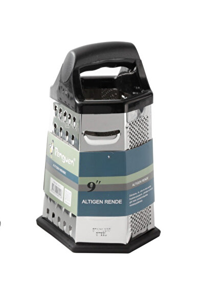 Penguen Luxury Stainless Steel 9-in-1 Hexagonal Grater Black Multifunctional