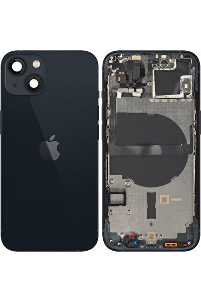 Apple Ανταλλακτικό Κάλυμμα Μπαταρίας και Μεσαίο Πλαίσιο iPhone 13 Μαύρο Midnight