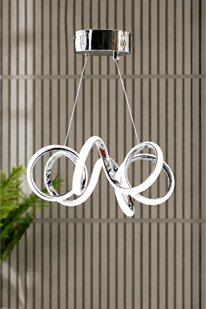 Luna Lighting Dako Model Krom Kaplama Metal Salon Mutfak Oturma Yatak Odası M...