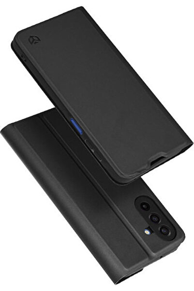 Techsuit Magskin Book Σιλικόνη / Συνθετικό Δέρμα Μαύρο (Galaxy A17)