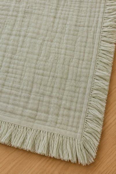 Baby Maa 100% Cotton Muslin Baby Blanket with Tassels Summer Baby Blanket 90X110 cm