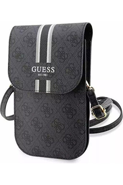 Guess Κάλτσα και Θήκη με Τυπωμένες Ρίγες Μαύρο P4RPSKBLACK-BLACK