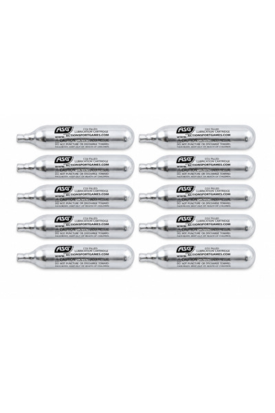 ASG CO2 Tüp 12 Gr 10 LU PAKET