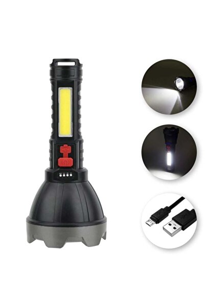 OEM Lanternă LED Reîncărcabilă USB, Multicolor, Lumină Puternică, 19cm, 1200mAh