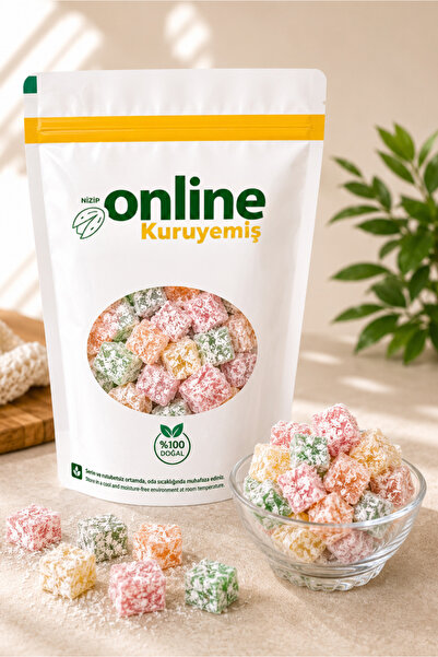 Nizip Online Kuruyemiş Lokum Fruit Bird - 500 Gr