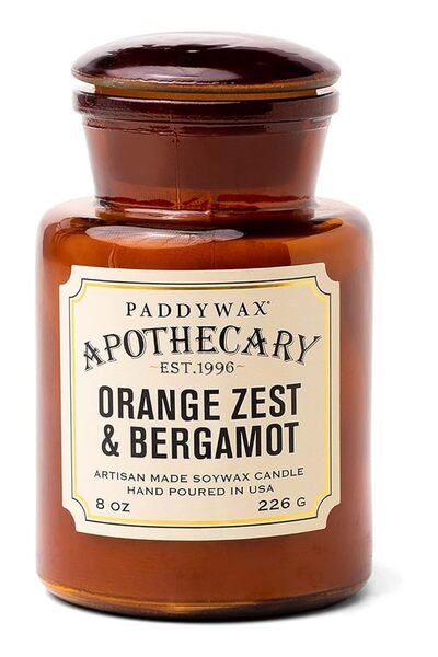 The Bros Apothecary Artisan Hand-Poured Scented Candle, 8-Ounce, Orange Zest ...