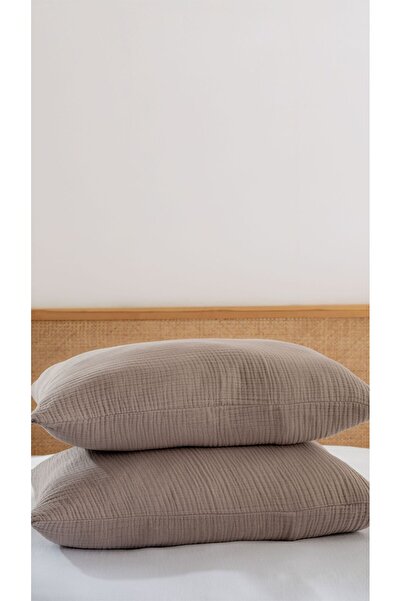 Comfort Craft طقم غطاء وسادة من الموسلين مكون من 4 طبقات - عبوة من قطعتين - 1...