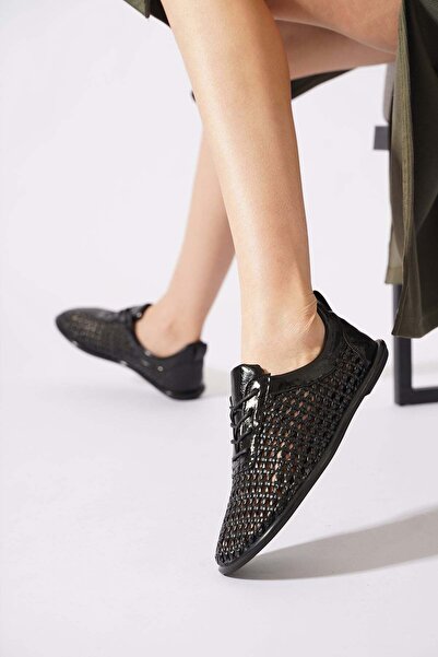 Moda Pie Belinda Knitted Elastic Women's Shoes Black