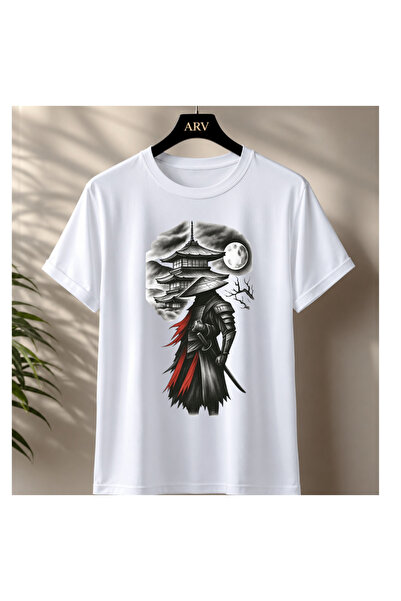 Arv T-shirt تي شيرت ساموراي بتصميم أساسي