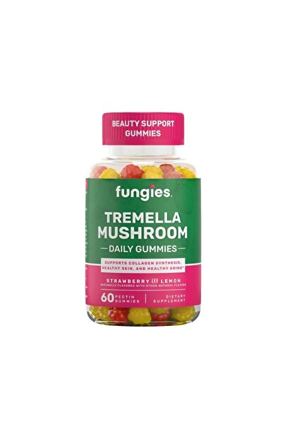 Fungies Tremella Mushroom cu aroma de capsuni si lamaie 60 jeleuri -