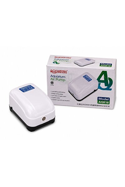Aquawing AQ818 Akvaryum Hava Motoru Tek Çıkışlı 3L/Dk 2.5W 2 Kademeli Oksijen...