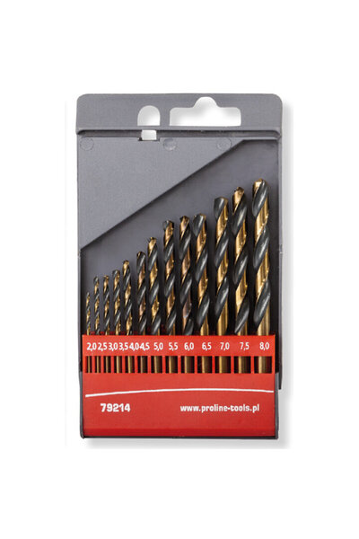Proline SET BURGHIE METAL HSS 135° IN CASETA 2.0-8.0MM - 13P.